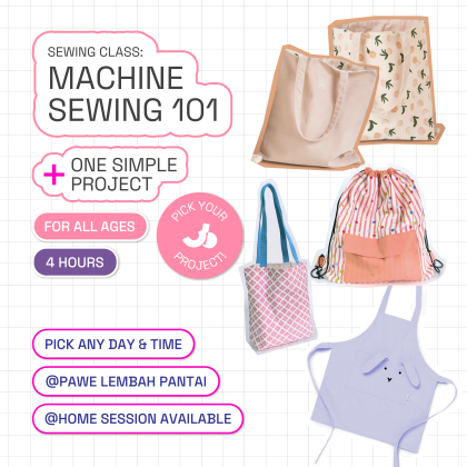 Machine Sewing 101 + A Simple Project