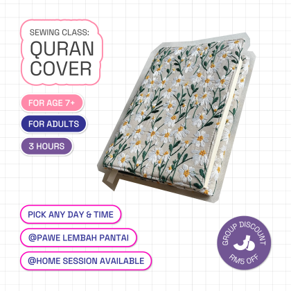 Quran or Book Cover Sewing Class